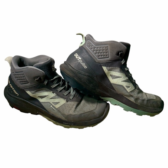 Salomon Shoes - Salomon Outpulse Mid GTX Goretex Waterproof Hiking Boots Womens Size 9
